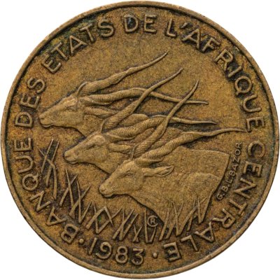 купить Центральная Африка (BEAC) 10 франков (francs) 1983