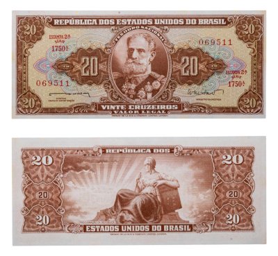 купить Бразилия 20 крузейро 1962