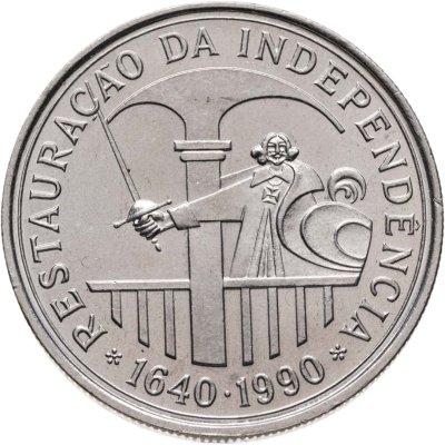 купить Португалия 100 эскудо (escudos) 1990 350 лет со дня восстановления португальской независимости