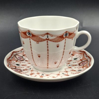купить Пара кофейная "Паутинка", автор рисунка Н.Л. Петрова, фарфор, деколь, Ленинградский фарфоровый завод (ЛФЗ), Россия, 1989-2001 гг.