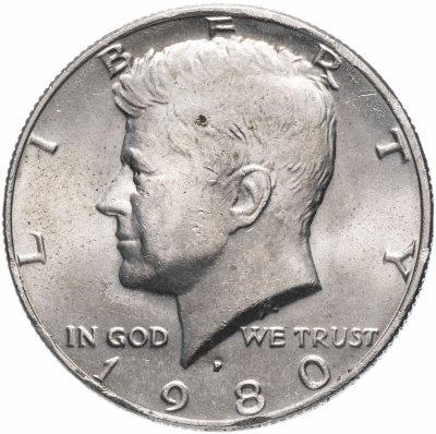 купить США 1/2 доллара (50 центов, half dollar) 1980 P "Кеннеди"