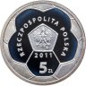 Купить Польша 5 злотых (zlotych) 2011  Польские футбольные клубы - Полония Варшава