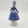 Купить Статуэтка "Девушка в голубом", фарфор, роспись, Западная Европа, 1970-1990 гг.