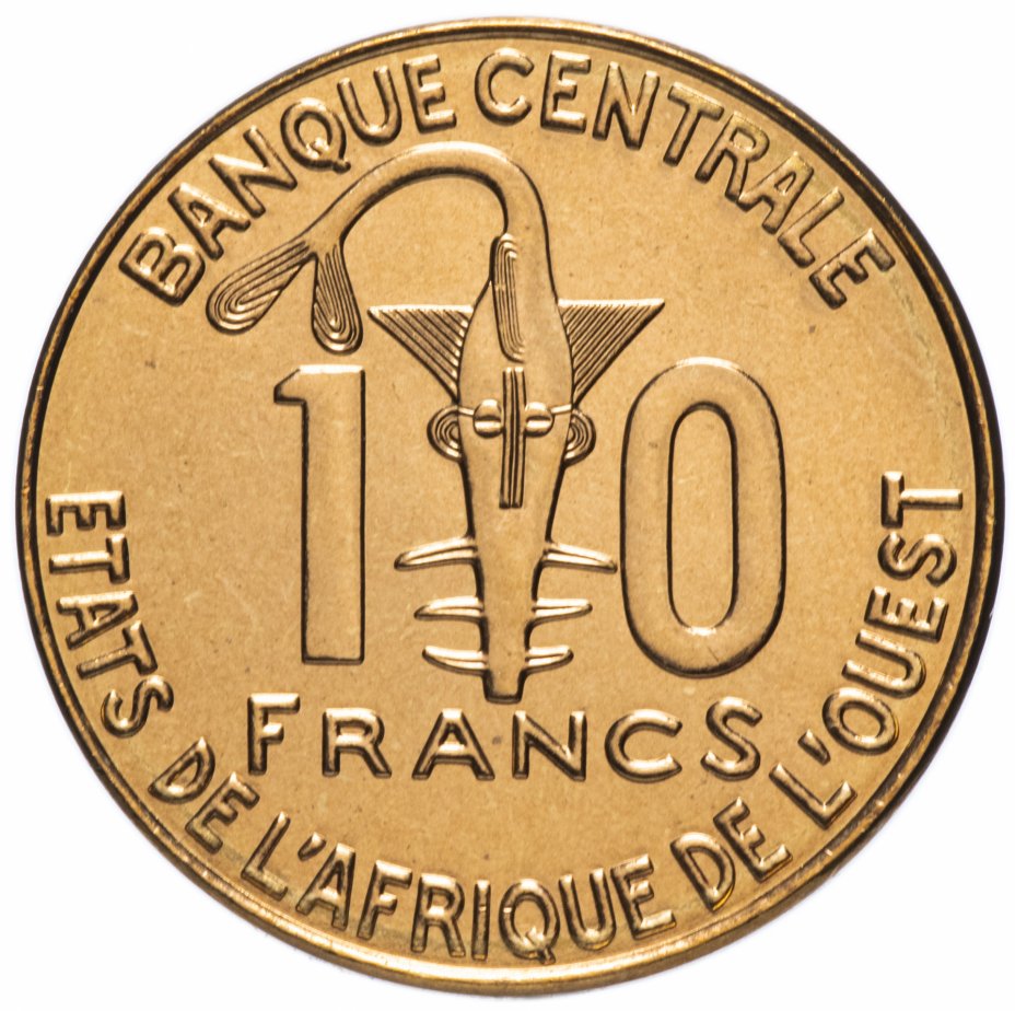 купить Западная Африка (BCEAO) 10 франков (francs) 2011