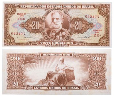 купить Бразилия 20 крузейро 1962 год. (Р-178(1)