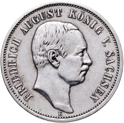 купить Германия (Саксония) 3 марки (mark) 1909 E
