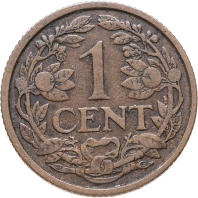 купить Нидерланды 1 цент (cent) 1918