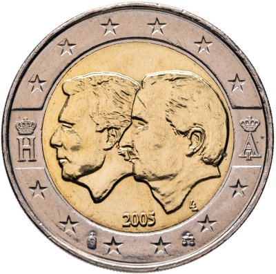 купить Бельгия 2 евро (euro) 2005 "Бельгийско-Люксембургский экономический союз"