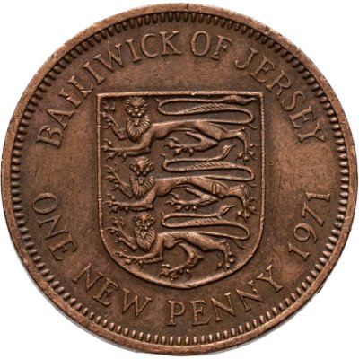 купить Джерси 1 новый пенни (new penny) 1971