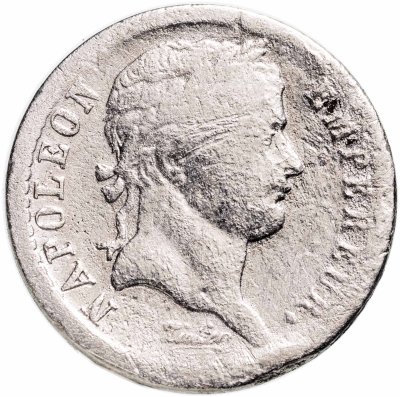 купить Франция 1/2 франка 1808 А, Париж