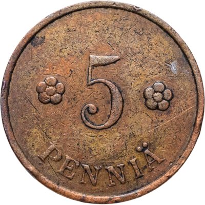 купить Финляндия 5 пенни (pennia) 1935