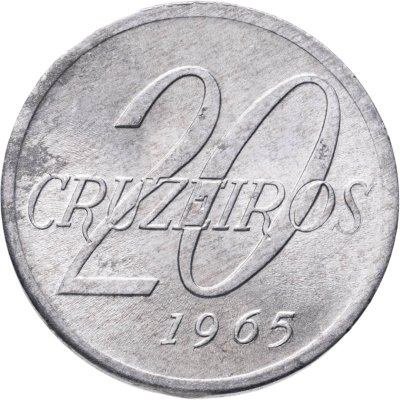 купить Бразилия 20 крузейро (cruzeiros) 1965