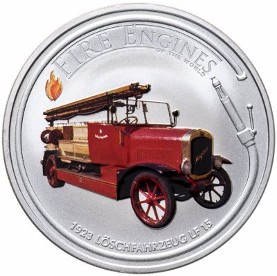купить Острова Кука 1 доллар 2006 "Пожарная машина LF-15"