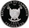 Купить Камерун 1000 франков 2011 пруф "Любовь навсегда Лебеди", в футляре с сертификатом