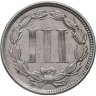 Купить США 3 цента (cents) 1865