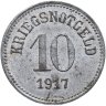 Купить Германия "Фюрт" 10 пфеннигов 1917 нотгельд