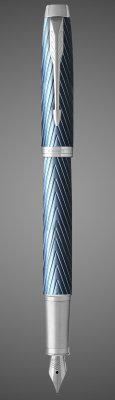 купить Перьевая ручка Parker IM Premium Blue Grey CT, перо: F, цвет чернил: blue, в подарочной упаковке., Лаки и смолы: лак, латунь, нержавеющая сталь, хром, 2026 г.