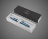 Купить Перьевая ручка Parker IM Premium Blue Grey CT, перо: F, цвет чернил: blue, в подарочной упаковке., Лаки и смолы: лак, латунь, нержавеющая сталь, хром, 2026 г.