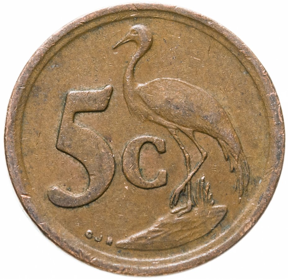 купить ЮАР 5 центов (cents) 1990-1995, случайная дата