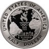 Купить США 50 центов (1/2 доллара, half dollar) 1995 "XXVI летние Олимпийские Игры, Атланта 1996 - Баскетбол"
