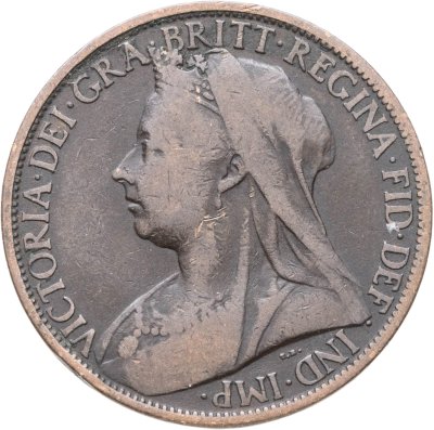 купить Великобритания 1 пенни (penny) 1899