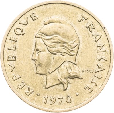 купить Новые Гебриды 1 франк (franc) 1970