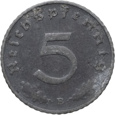 купить Германия, Третий рейх 5 рейхспфеннигов 1940