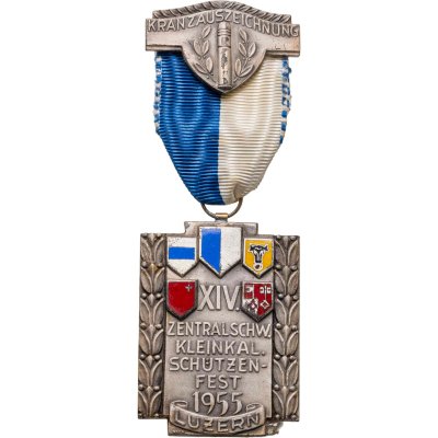 купить Швейцария Медаль "За стрельбу из малокалиберной винтовки" 1955