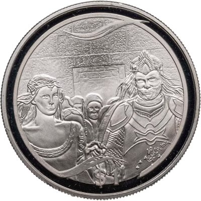 купить Новая Зеландия 1 доллар 2003 "Властелин Колец - Коронация Арагорна"