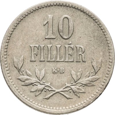купить Венгрия 10 филлеров (filler) 1915 Медь-Никель-Цинк /не магнетик/