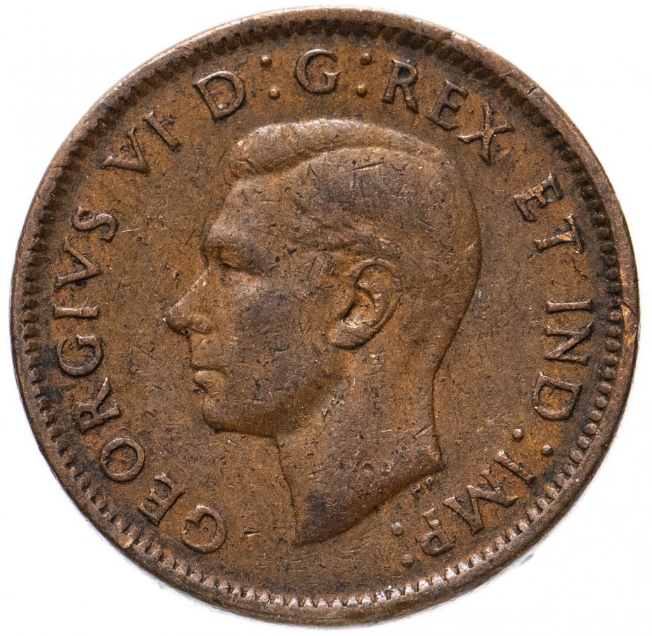купить Канада 1 цент (cent) 1937-1947, Георг VI