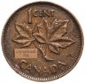 Купить Канада 1 цент (cent) 1937-1947, Георг VI