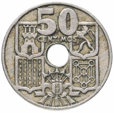 купить Испания 50 сентимо 1949
