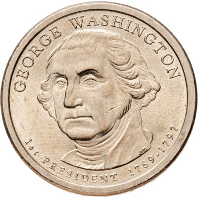 купить США 1 доллар (dollar) 2007 "Джордж Вашингтон (1-й президент США)"