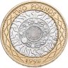 Купить Великобритания 2 фунта (pounds) 1998
