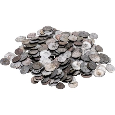 купить Подлинная монета Крымского ханства периода правления Сахиба I Гирея, Акче чекан Кырк Йер 940-947г.х!