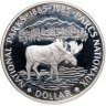 Купить Канада 1 доллар (dollar) 1985  100 лет Национальным паркам