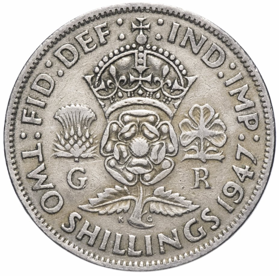 купить Великобритания 2 шиллинга (флорин) 1947