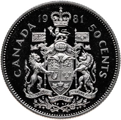 купить Канада 50 центов 1981