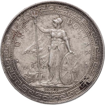 купить Великобритания 1 торговый доллар (dollar) 1897 "British Trade Dollar"