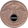 Купить Германия, Третий рейх 1 рейхспфенниг (reichspfennig) 1938, знак монетного двора А - Берлин