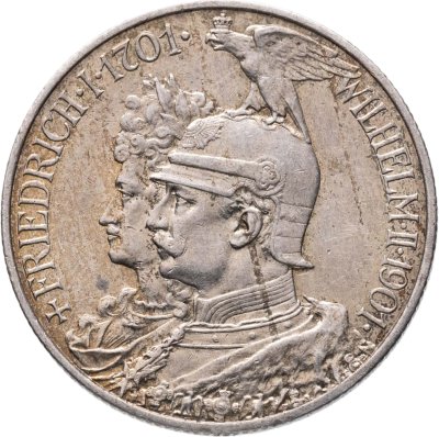 купить Германия (Империя) 2 марки (mark) 1901 "200 лет Пруссии"