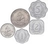 Купить Восточные Карибы, набор монет 1981-2000 (5 штук)