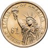 Купить США 1 доллар 2016 "38-й президент США - Джеральд Форд", знак монетного двора "Р" - Филадельфия