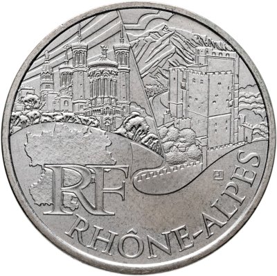 купить Франция 10 евро 2011 "Регионы Франции - Рона-Альпы"