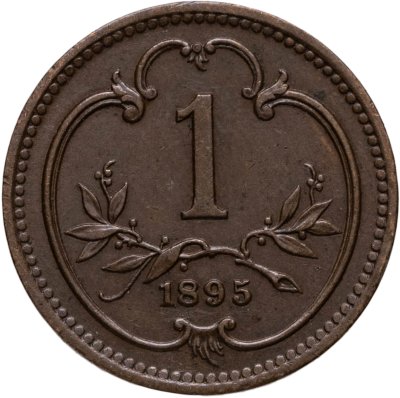 купить Австрия 1 геллер 1895