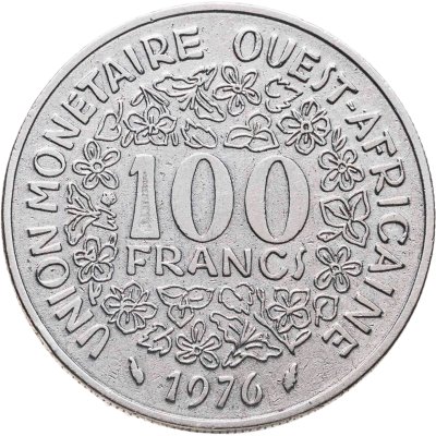 купить Западная Африка (BCEAO) 100 франков (francs) 1976
