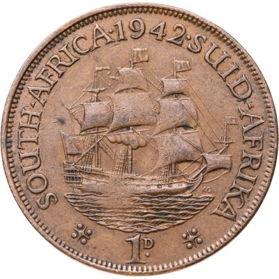 купить ЮАР 1 пенни (penny) 1942