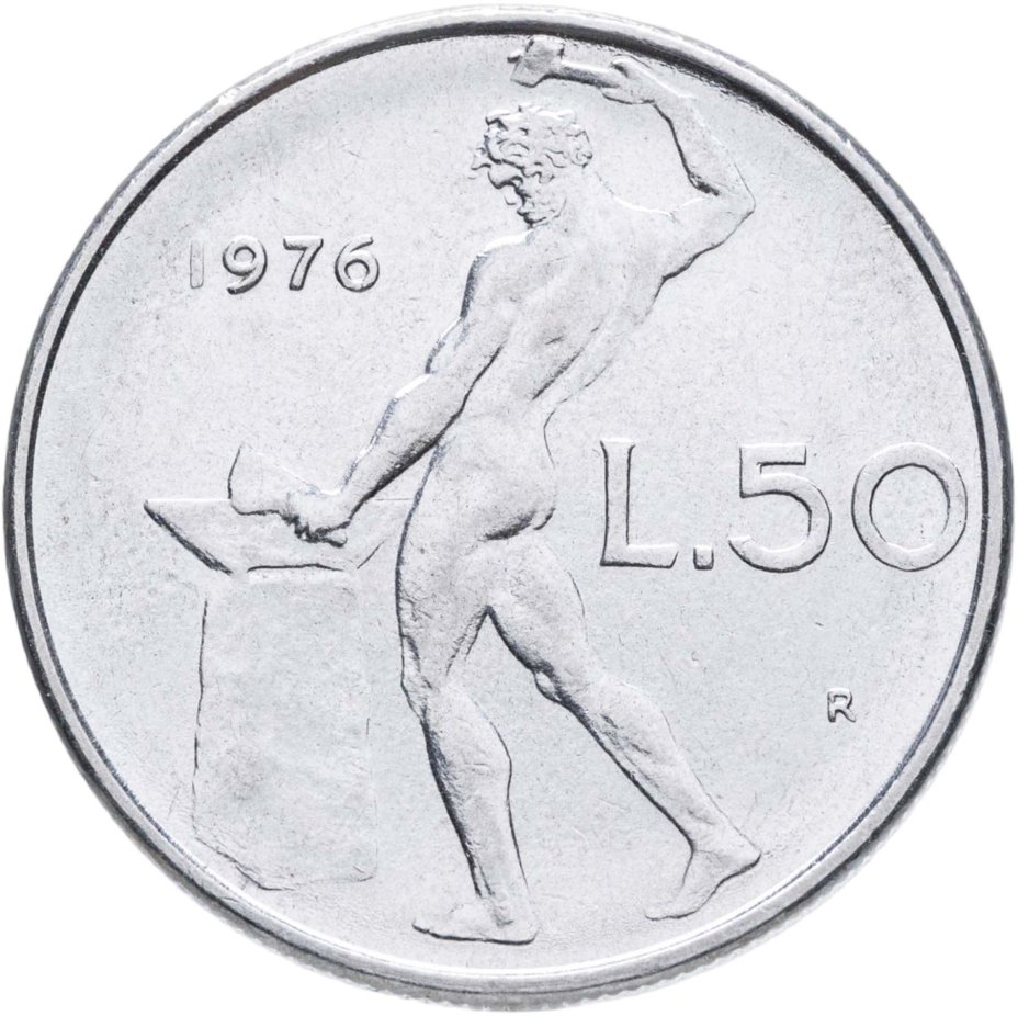 Купить Италия 50 лир 1976