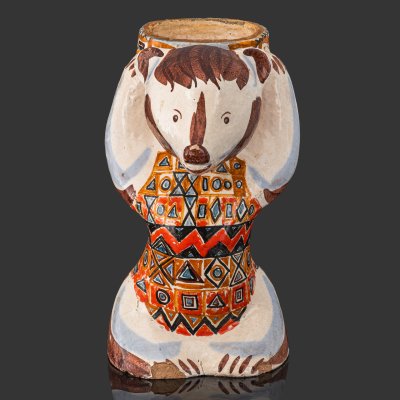 купить [авторская] Скульптура "Медведь", автор Гусева Тамара Петровна (1918-2002), керамика, роспись, поливы, глазурь, СССР, 1958 г.